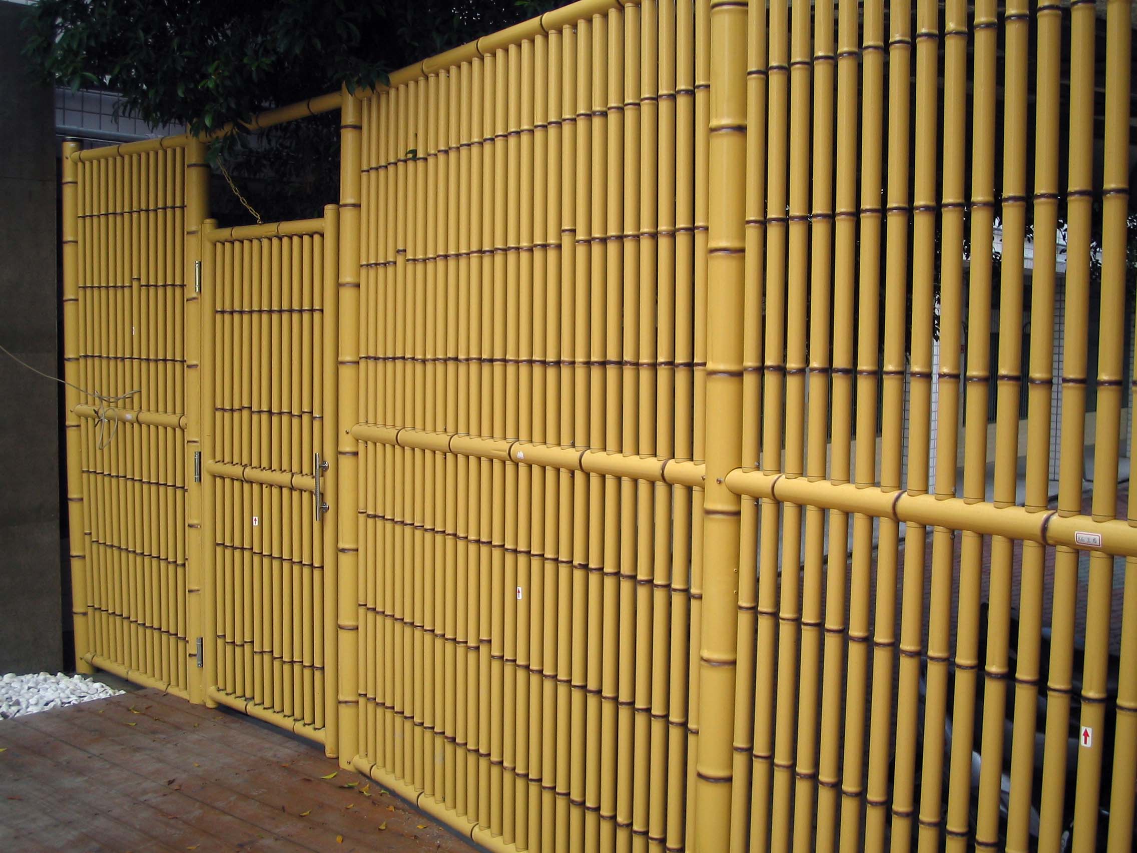 铝合金仿竹栏杆